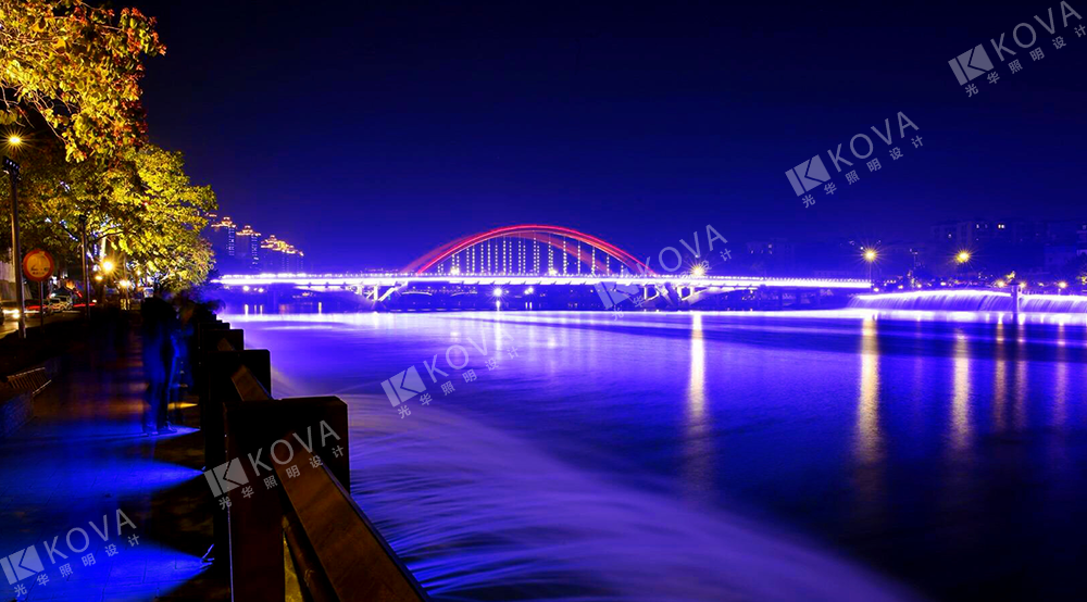 广州增江河两岸景观亮化工程